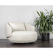 Walsh Effie Linen Swivel Lounge Chair, Swivel
